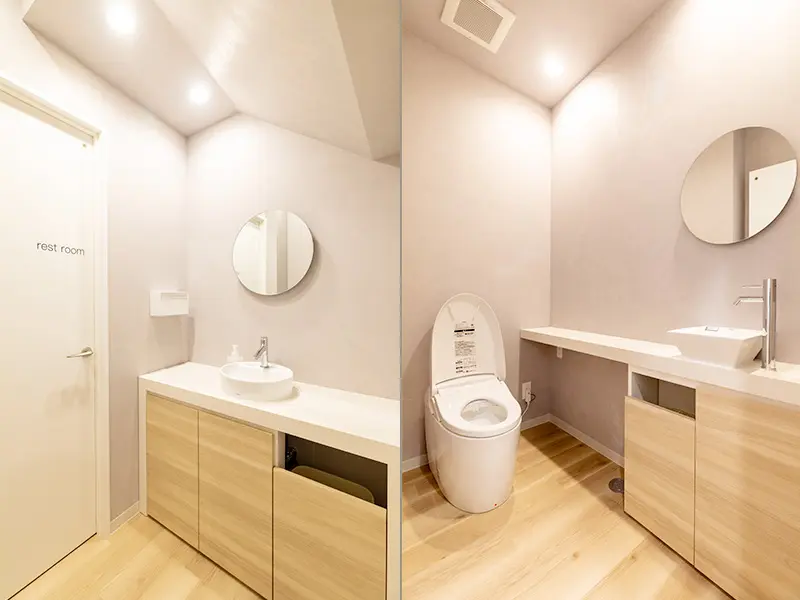 独立洗面台・お手洗い